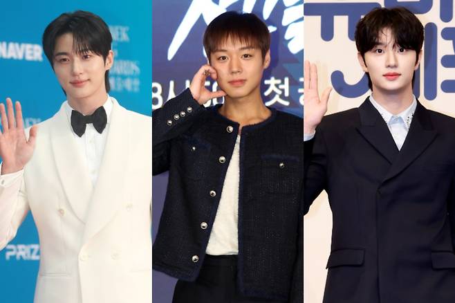 변우석, 박지훈, 김재원.(왼쪽부터) 뉴시스
