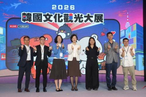 호수영 한국관광공사 타이베이지사장(가운데) [촬영 김철문]