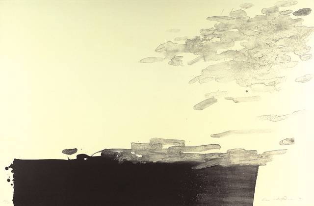 이우환, 출항지, 종이에 석판, 1991. 경남도립미술관 제공