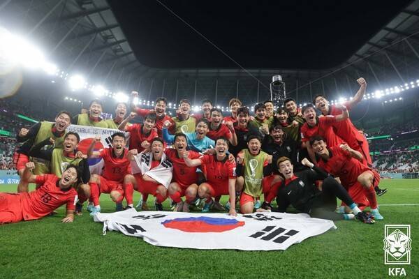 2022 카타르 월드컵 당시 선수들. ⓒKFA