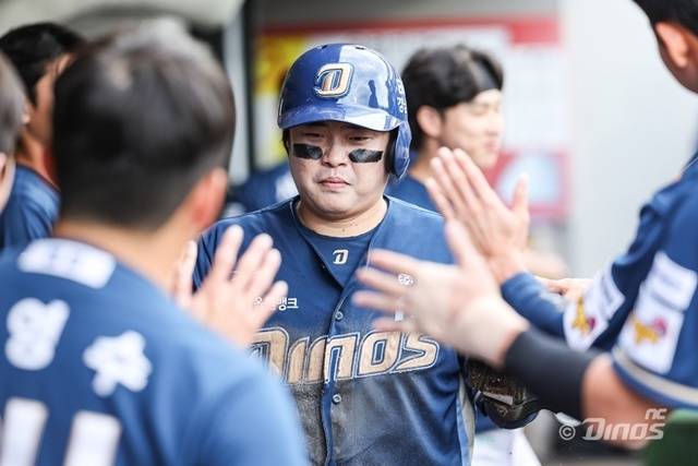 권희동은 16일 키움전에서 부활의 신호탄을 쐈다. 사진=NC 제공