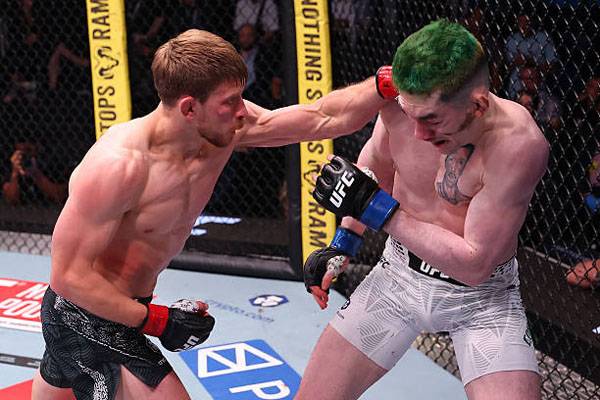 아놀드 알렌이 메인 이벤트에서 이겼다. 사진 제공= UFC