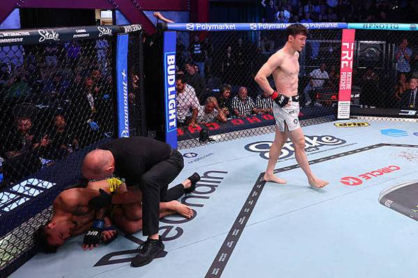 최두호는 이날 산토스를 TKO로 제압했다. 사진 제공= UFC