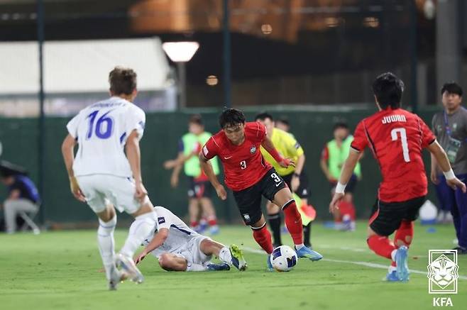 [서울=뉴시스] 남자 U-17 대표팀의 최재혁. (사진=대한축구협회 제공) 2026.05.17. photo@newsis.com *재판매 및 DB 금지