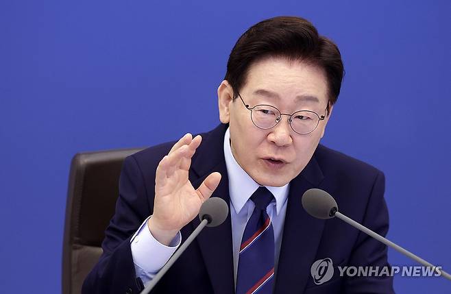 발언하는 이재명 대통령 [연합뉴스 자료사진. 재판매 및 DB 금지]