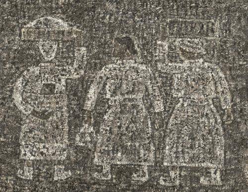 박수근 作, 귀로, 26.8×34cm, 1964.