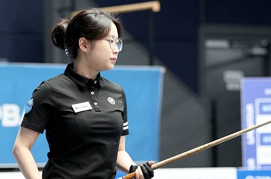 Q라운드부터 대회를 시작한 김보경은 128강전에서 스롱피아비를 꺾은데 이어 64강전에서 김명희를 물리치고 32강에 올랐다. (사진=PBA)