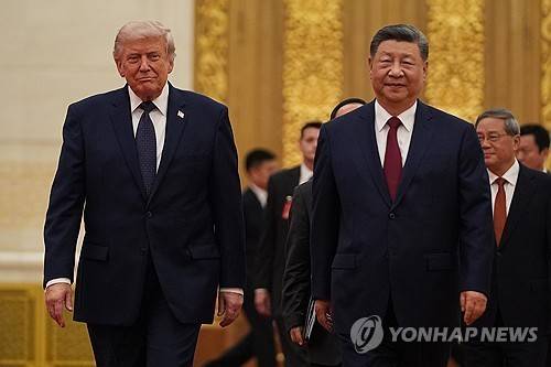 도널드 트럼프 미국 대통령(왼쪽)과 시진핑 중국 국가주석 [연합뉴스 제공]