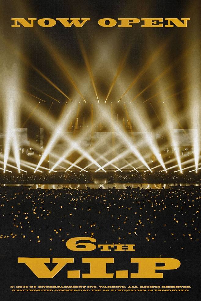 그룹 ‘빅뱅(BIGBANG)의 공식 팬클럽 ‘V.I.P’ 6기 멤버십 모집을 시작한다. YG 엔터테인먼트 제공