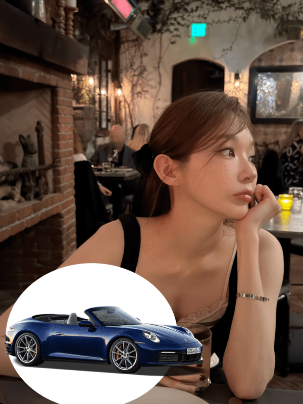 사진 강민경 인스타그램, 포르쉐