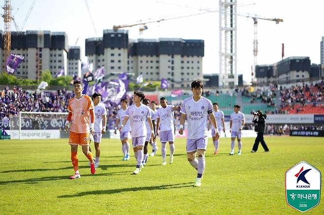 FC안양 선수단 모습. 사진 | 한국프로축구연맹