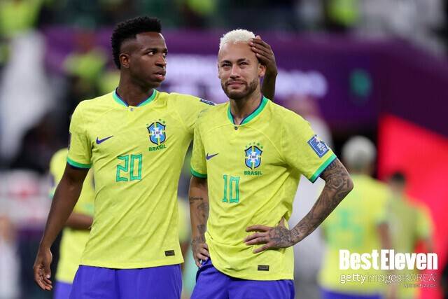 2022 FIFA 카타르 월드컵 당시 비니시우스 주니오르와 네이마르