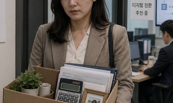 회계·경리 직군을 축소하거나 아예 없애는 추세가 뚜렷해지고 있다. 위 사진은 기사 이해를 돕기 위해 AI(인공지능)를 활용해 생성한 가상의 이미지. Chat GPT 생성