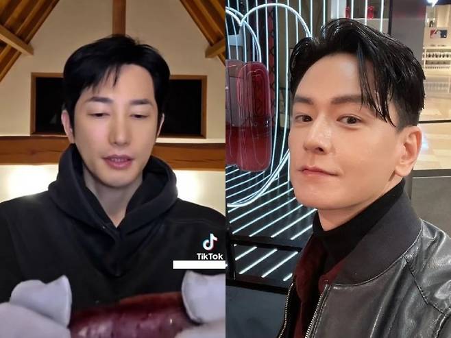 사진 = 박시후 틱톡 라이브 방송 화면, 임주환 개인 채널