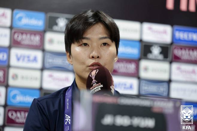 지소연(수원FC 위민). 사진=대한축구협회