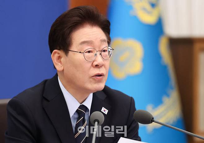 이재명 대통령이 20일 청와대에서 열린 제22회 국무회의 겸 제9차 비상경제점검회의에서 발언을 하고 있다.(사진=연합뉴스)