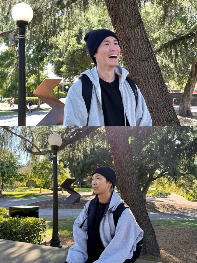 가수 타블로와 RM. 사진 | 타블로 SNS