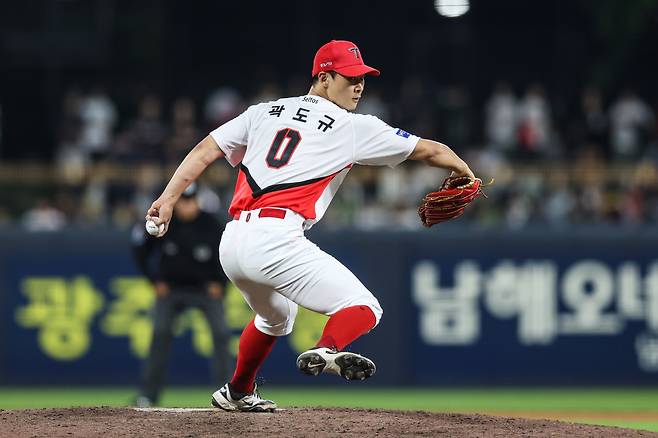 복귀전을 치르는 곽도규. 사진제공=KIA 타이거즈
