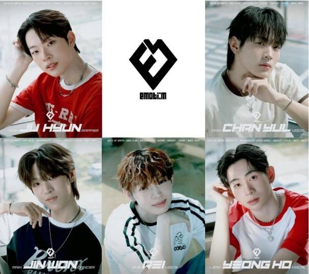 DNA 새 보이그룹 ‘이모티엠(EMOTI:M)’, 폭발적 관심 속 5인 멤버 공개 (출처:DNA Entertainment)