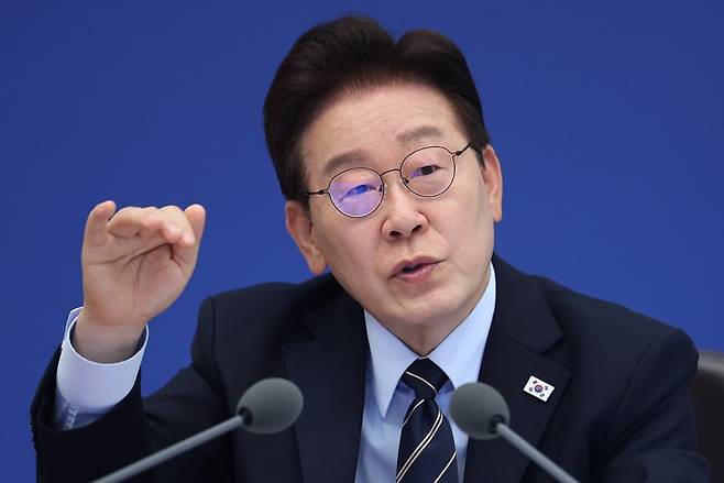 발언하는 이재명 대통령 [연합뉴스 제공]