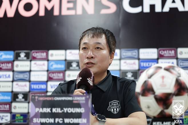 박길영 수원FC 위민 감독. /사진=대한축구협회(KFA) 제공