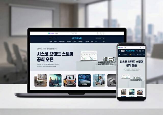시스코코리아가 네이버 브랜드 스토어를 공식 오픈했다. (사진=시스코코리아)