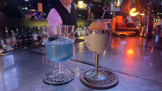 Cocktails themed around zodiac animals at the cocktail bar Zoosindang [WOO JI-WON]