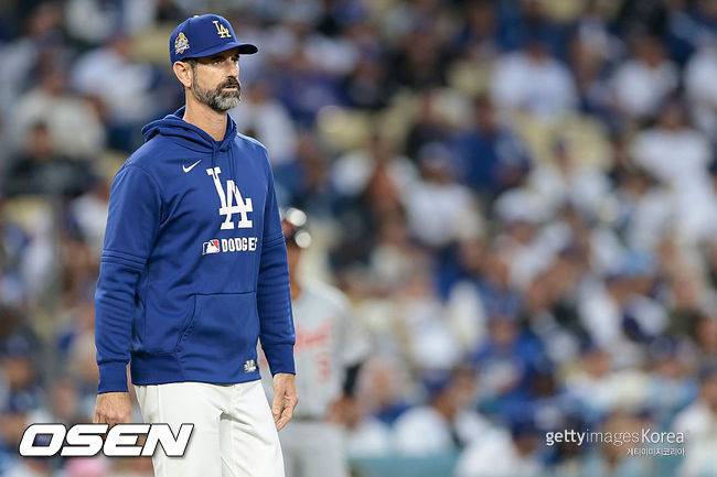 [사진] LA 다저스 마크 프라이어 투수코치 ⓒGettyimages(무단전재 및 재배포 금지)