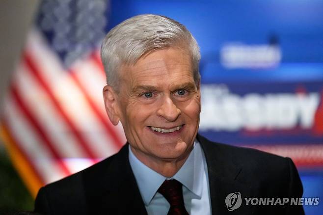 빌 캐시디 미 연방 상원의원  [AP=연합뉴스. 재판매 및 DB 금지]