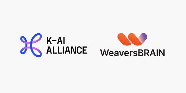 'K-AI 얼라이언스'와 위버스브레인 로고. [출처=위버스브레인]