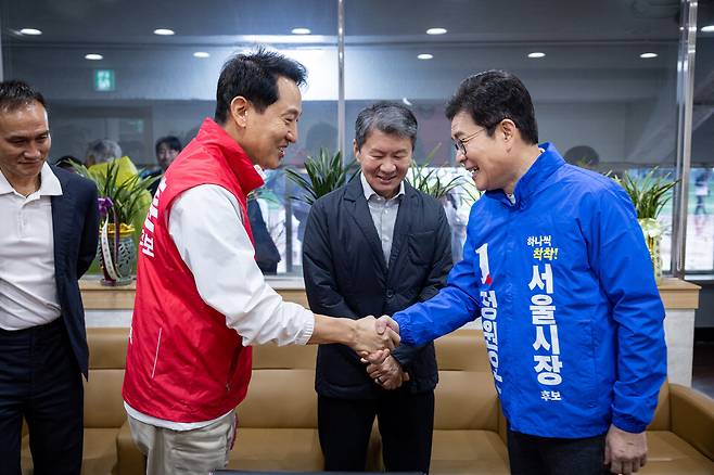 [사진=정원오 더불어민주당 서울시장 후보 캠프]
