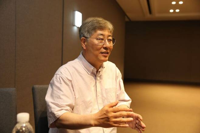 박기범 과학기술정책연구원(STEPI) 선임연구위원이 지난 22일 아시아경제와 인터뷰하고 있다. STEPI 제공