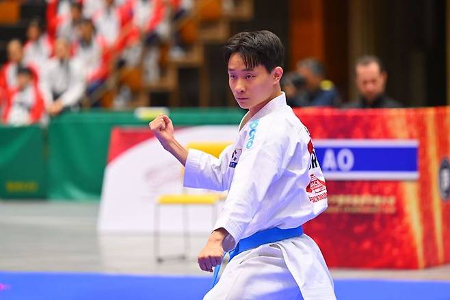 [서울=뉴시스] 한국 남자 가라테 국가대표 황태연. (사진=대한가라테연맹 제공) 2026.05.22. *재판매 및 DB 금지