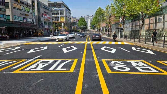 풍덕천동 변속차로 ⓒ용인시 제공