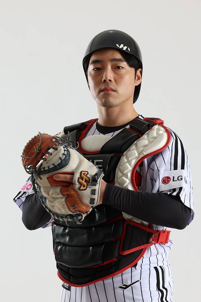 LG 트윈스 포수 김민수. /사진=LG 트윈스 제공