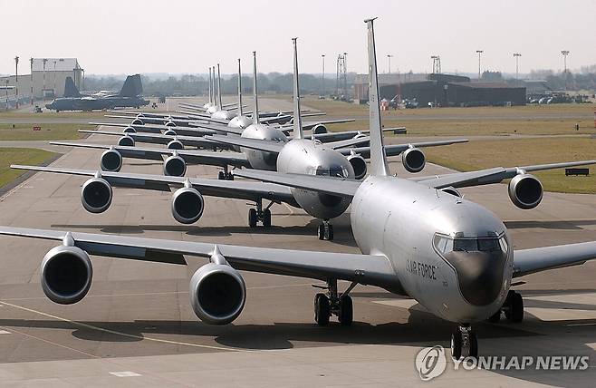 미 공군의 공중급유기 KC-135. /EPA=연합뉴스