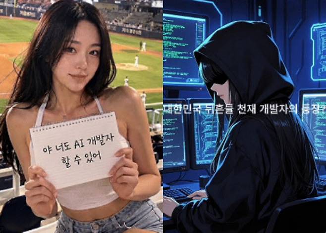 AI와 함께 만든 AI 경진대회 홍보영상 장면(사진=윤정훈 기자)
