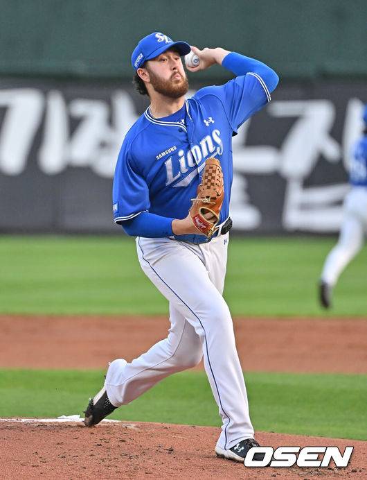 [OSEN=부산, 이석우 기자] 삼성 라이온즈 오러클린 060 2026.05.22 / foto0307@osen.co.kr