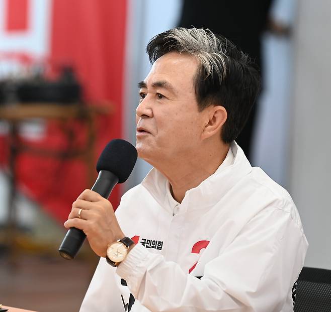 국민의힘 김태흠 충남도지사 후보.