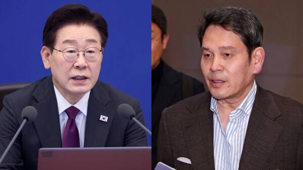 조롱·모욕으로 사회 분열·갈등을 조장하는 일베 사이트의 폐쇄를 거론한 이재명 대통령(왼쪽)과, 5.18 탱크데이 파문에도 일주일이 되도록 경위 파악 결과도 공개하지 않고 직접 사과도 하지 않는 정용진 신세계그룹 회장. 연합뉴스 사진 편집