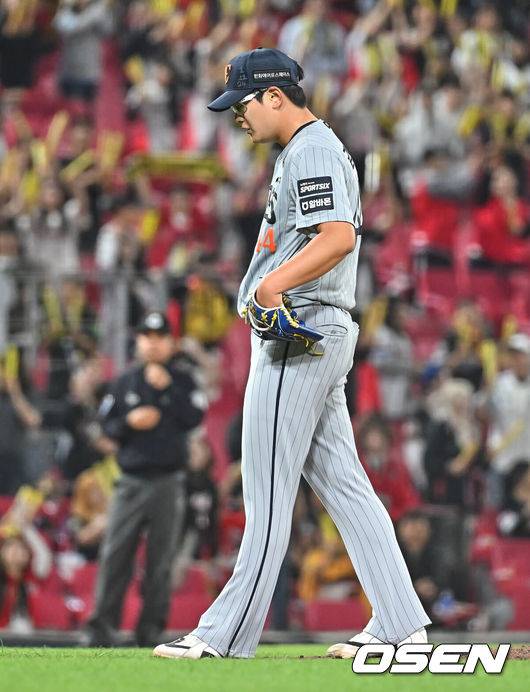 [OSEN=광주, 이석우 기자] 한화 이글스 김서현/ foto0307@osen.co.kr