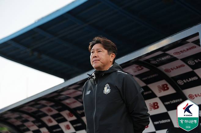 김도균 서울이랜드 감독. /사진=한국프로축구연맹 제공