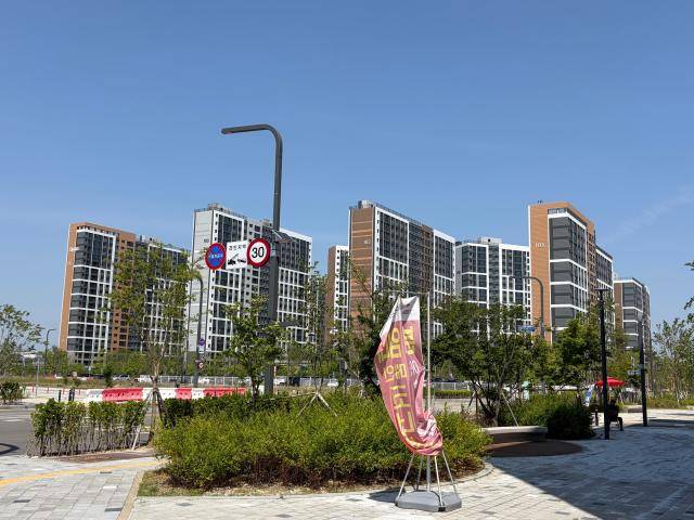 이천 중리지구에 위치한 '이천중리 우미린어반퍼스트' [사진=이은별 기자]