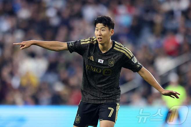 LA FC의 손흥민 ⓒ AFP=뉴스1