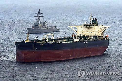 미국과 이란의 통제가 동시에 이뤄지고 있는 호르무즈 해협 [AFP=연합뉴스 제공]