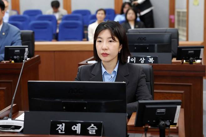 <제9대 오산시의원 전예슬(민주)경기도의원 가선거구 후보 >