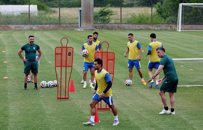 이란 축구 대표팀. 사진=AFPBB NEWS