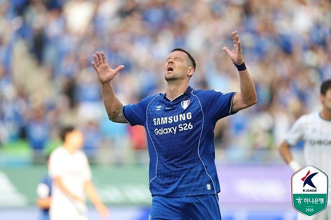 수원 삼성 스트라이커 일류첸코. 제공 | 한국프로축구연맹