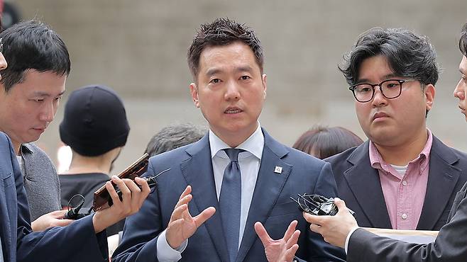 영장실질심사 출석하는 김세의 가세연 대표