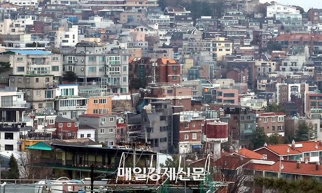 서울 한 빌라촌 전경 [매경DB]